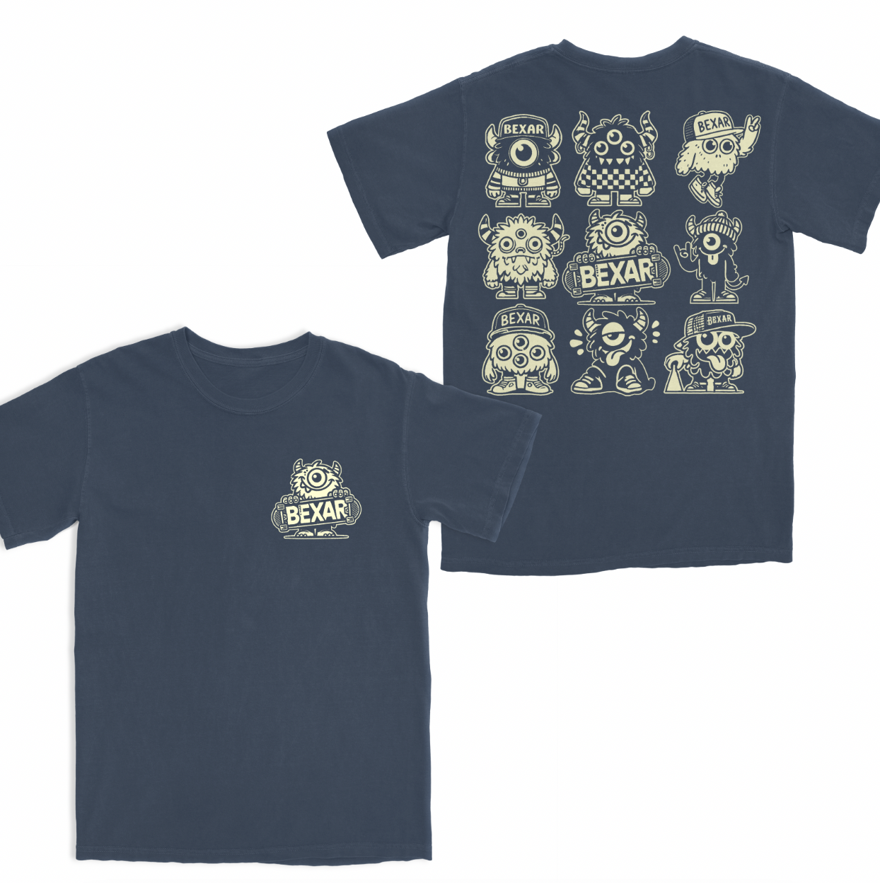 Bexar Monster Tee V3 (Comfort Color Tee)